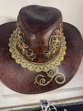 Girly Lace Flower Pearl Cowgirl Cowboy Hat With Bling