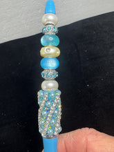 Fancy Beaded Refillable Ballpoint Pens With Black Ink
