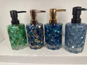 Unique Handcrafted Resin Soap And Lotion Dispenser