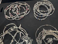 3 way vertical jewelry piece, can be a necklace a bracelet or even an anklet.