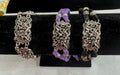 Vintage Silver Plated Floral Charm Bracelet