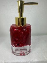 Resin soap or lotion dispenser in unique designs