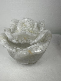 Resin Rose Jewelry Box: Decorative Trinket Holder