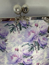 Floral Printed Leather Shoulder Purse