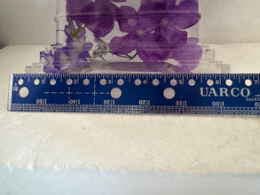 Resin Mantle Clock With Floral Accents