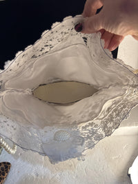 One Of A Kind Burbee Creation Cotton Lace Purse