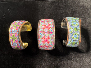 Polymere Clay Kaleidoscope Pattern Adjustable Bracelet