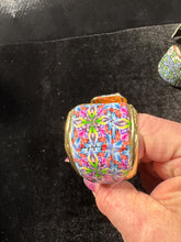 Polymere Clay Kaleidoscope Pattern Adjustable Bracelet