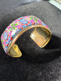 Polymere Clay Kaleidoscope Pattern Adjustable Bracelet