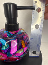 Resin soap or lotion dispenser in unique designs