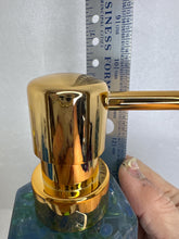 Resin soap or lotion dispenser in unique designs