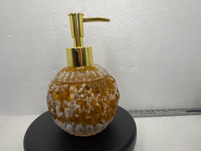 Resin soap or lotion dispenser in unique designs