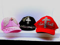 Baseball style caps with faith statements