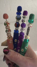 Refillable Floral Beaded Writing Pens For Office